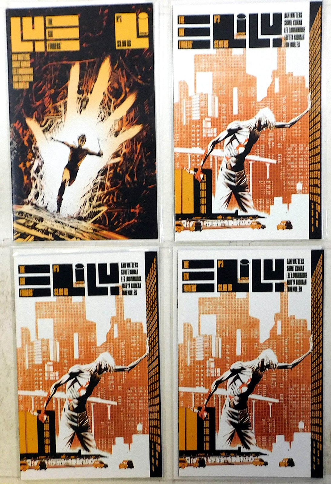 The Six Fingers Lot of 4 #2, 3 x3 2024 Image Comics 9.4 NM 1st Print Comic Books
