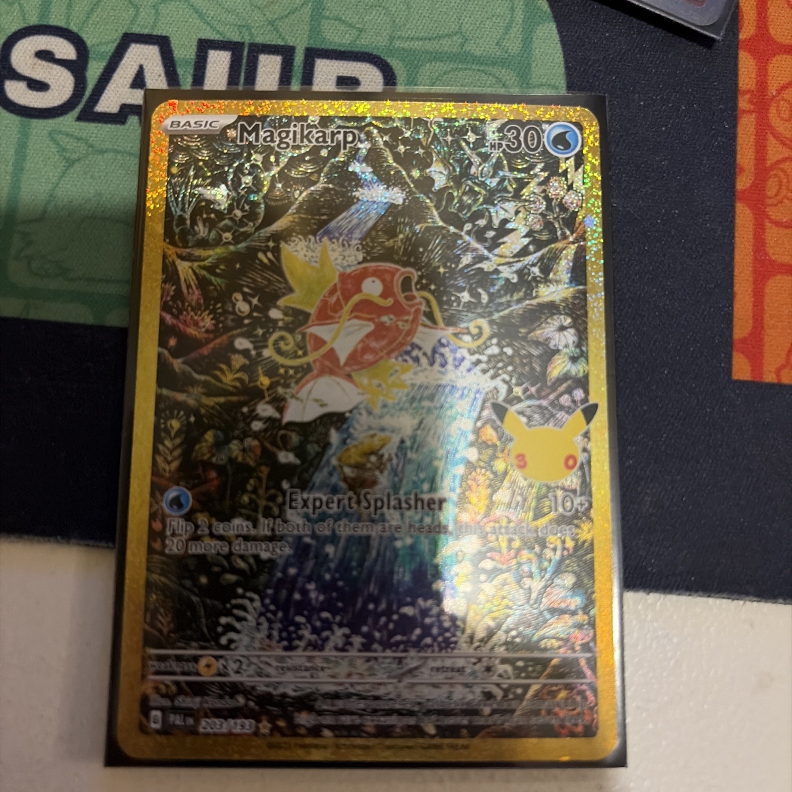 Pokémon TCG Magikarp 203/193 30th Anniversary Illustration Rare Holo