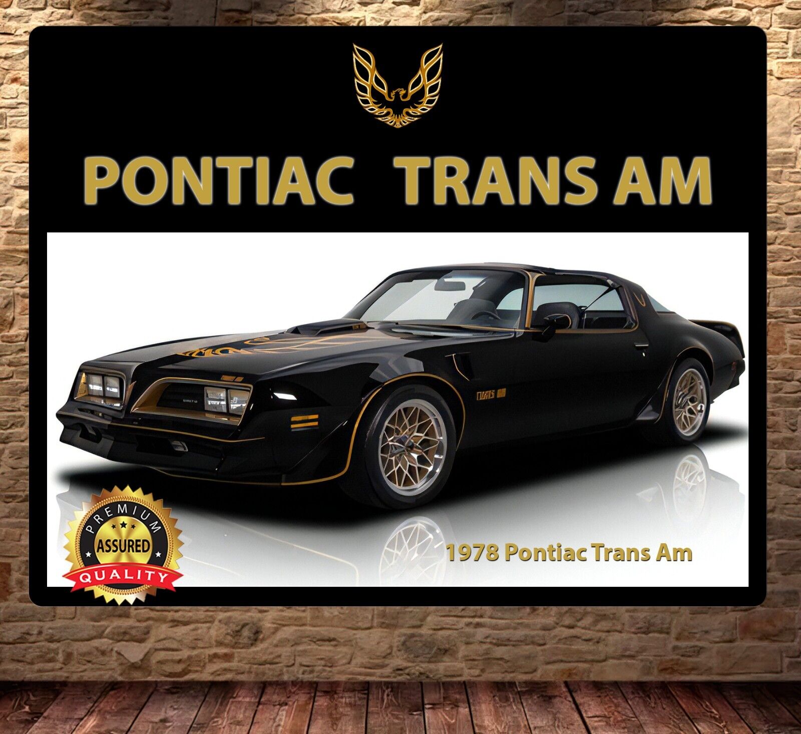 1978 Pontiac - Trans AM - American Muscle - Metal Sign 11 x 14