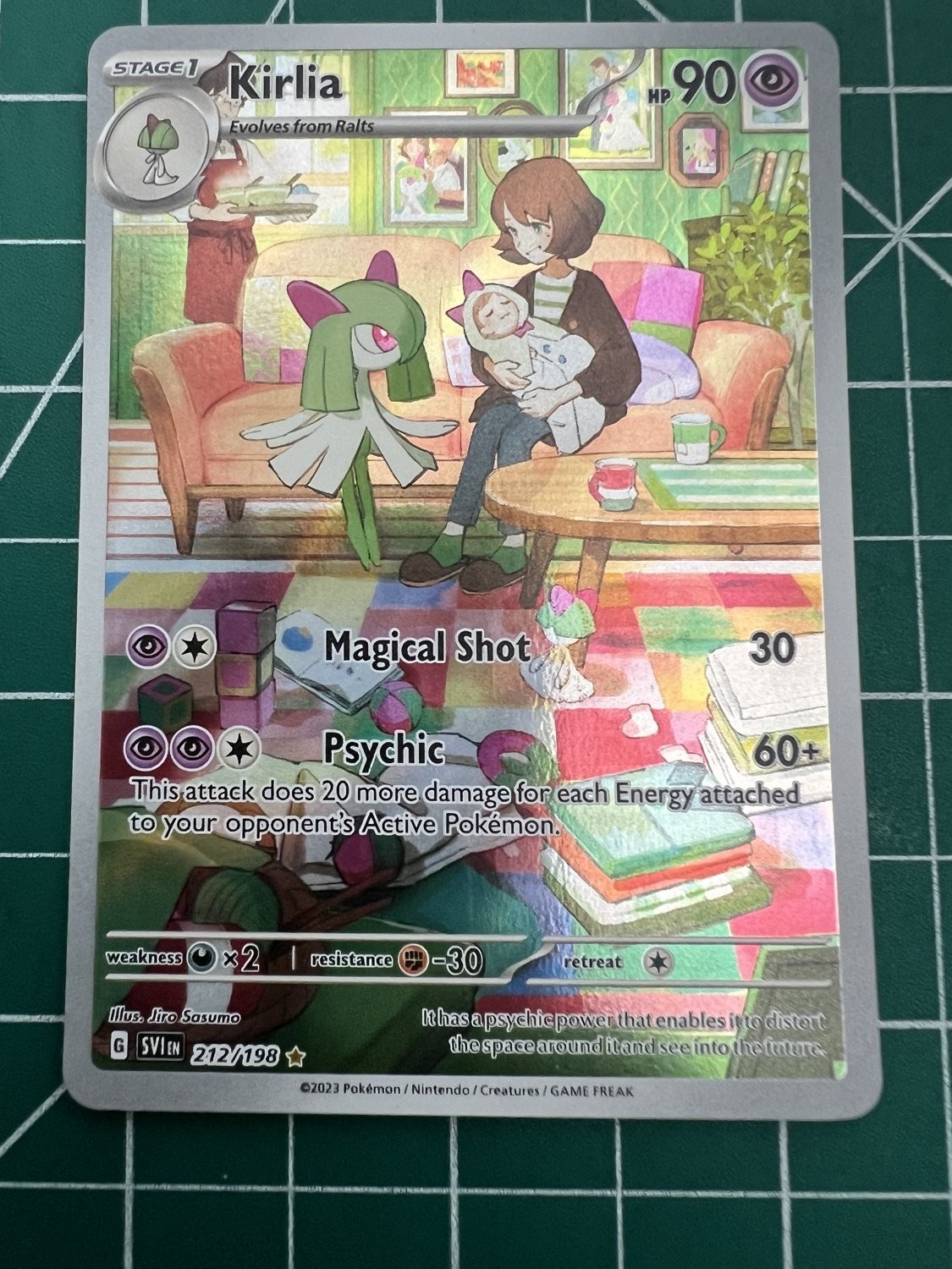 Pokémon Kirlia 212/198 Trading Card Illustration Rare IR