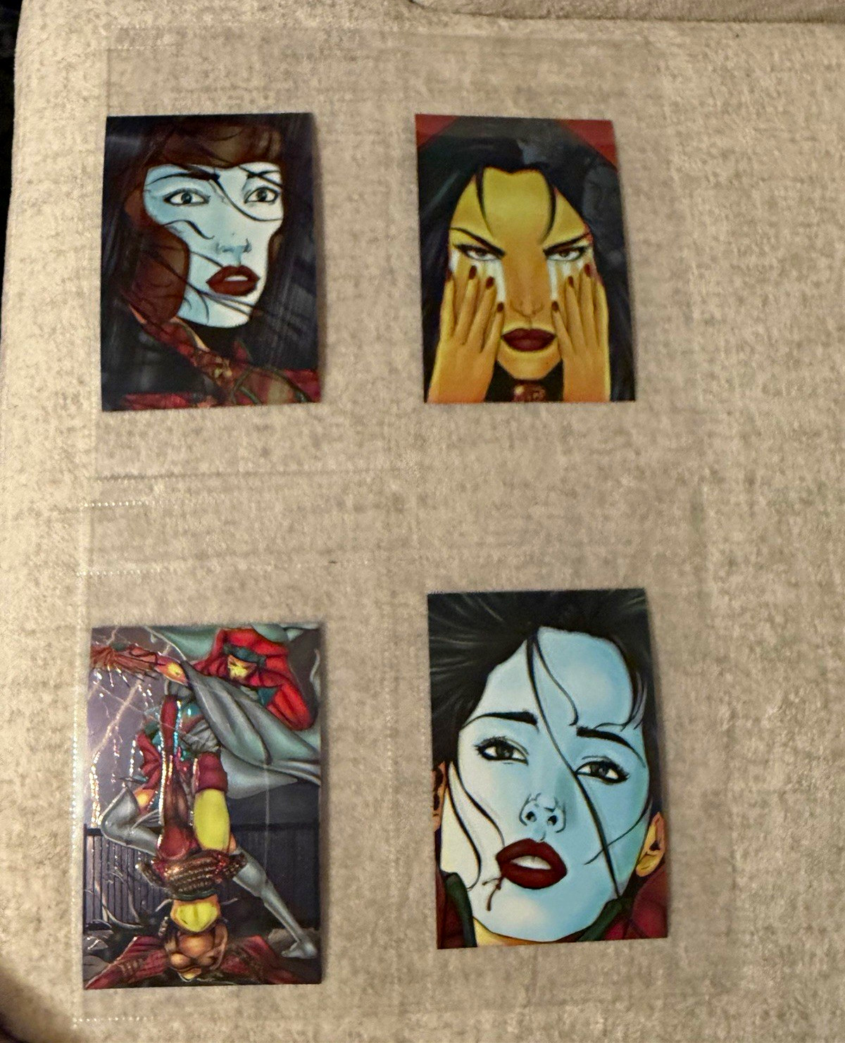 1998 SHI Mega Chromium 4x6 Oversized Card Lot 28/30 + Promo Poster Billy Tucci