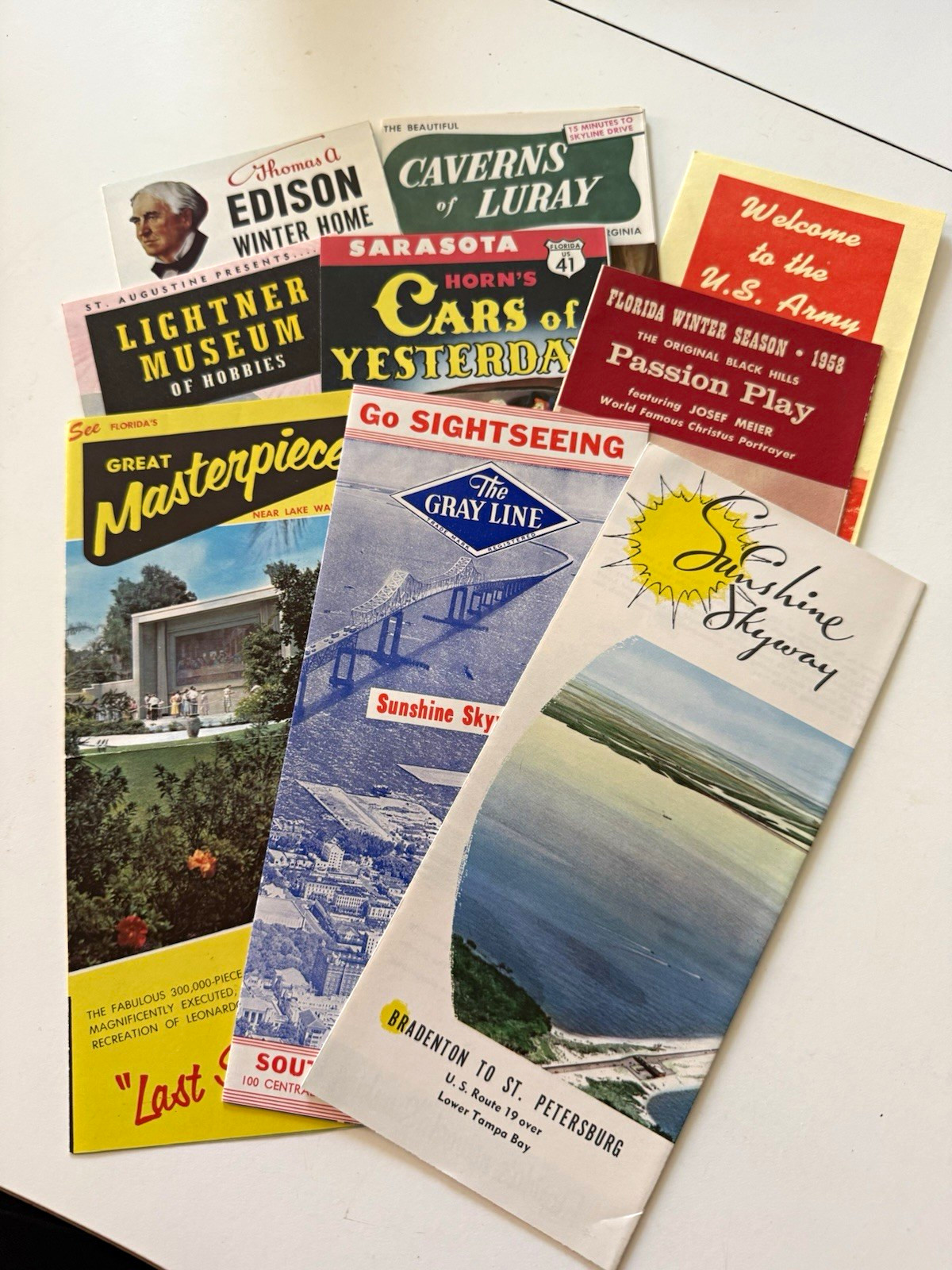 Vintage Florida Travel Brochure Lot - Warm Mineral Springs, Venice FL
