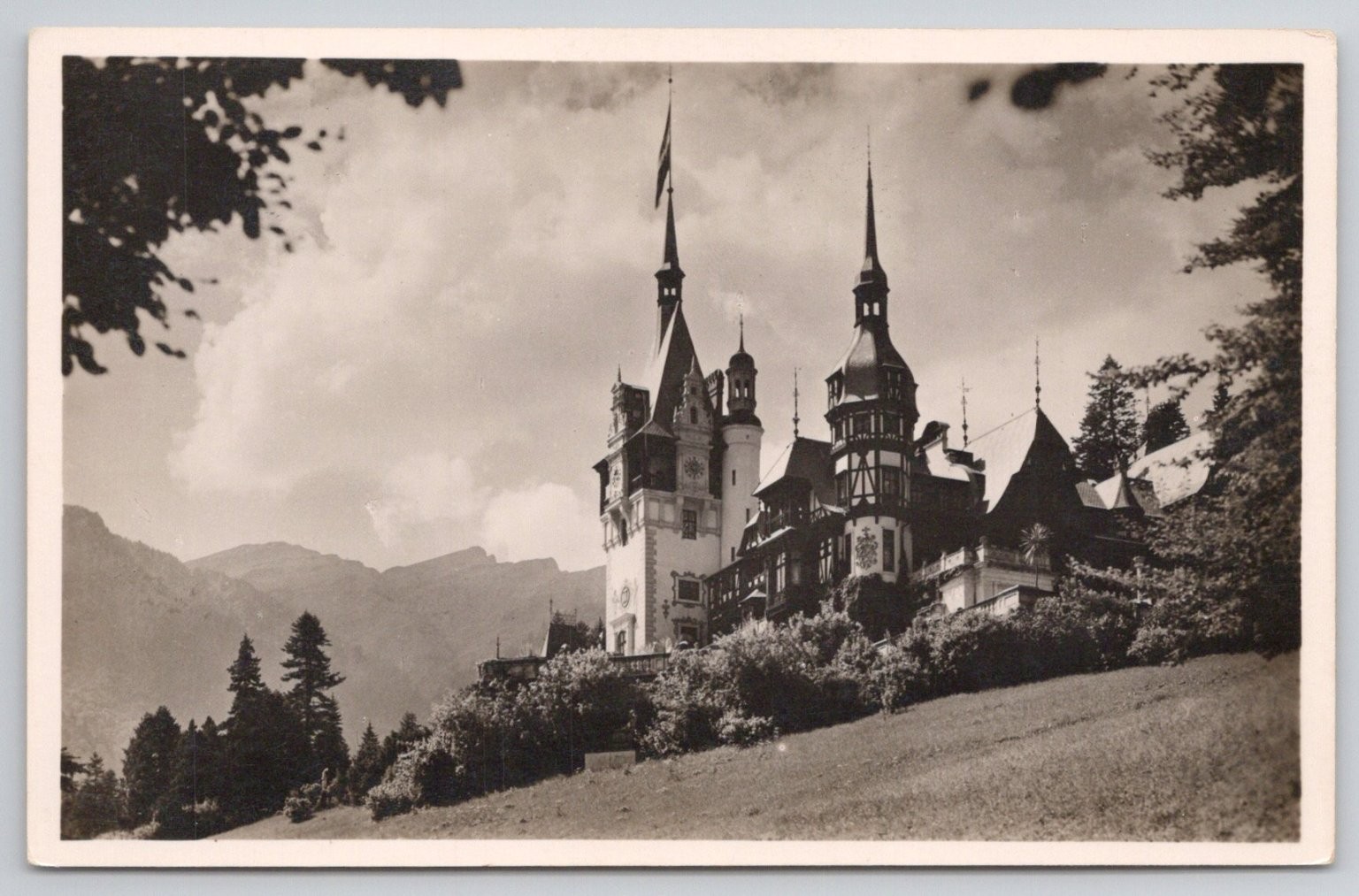 Peles Castle Sinaia Romania Royal Summer Residence Postcard
