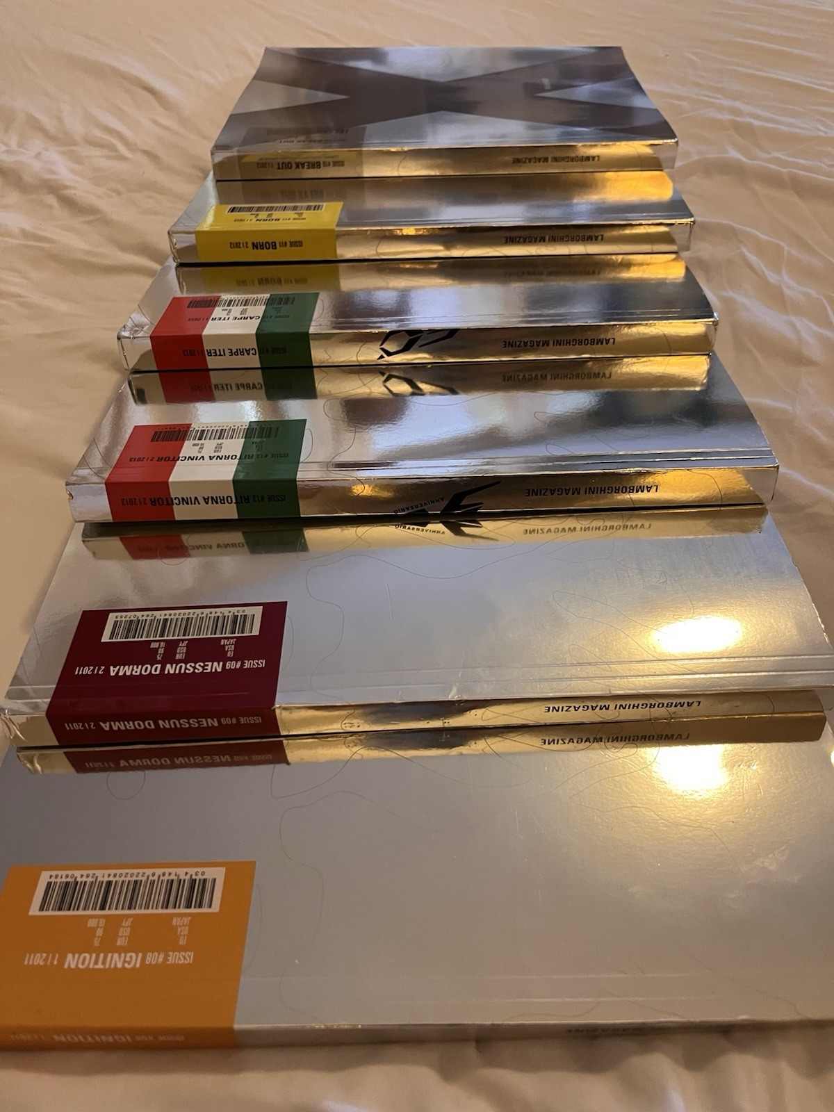 COLLECTORS LAMBORGHINI OFFICIAL MAGAZINE Set W/LETTER FROM CEO