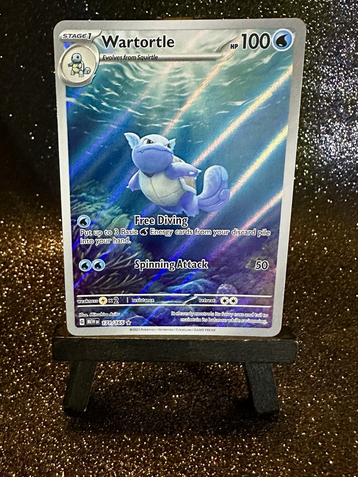 Wartortle Scarlet & Violet 151 171/165 NM