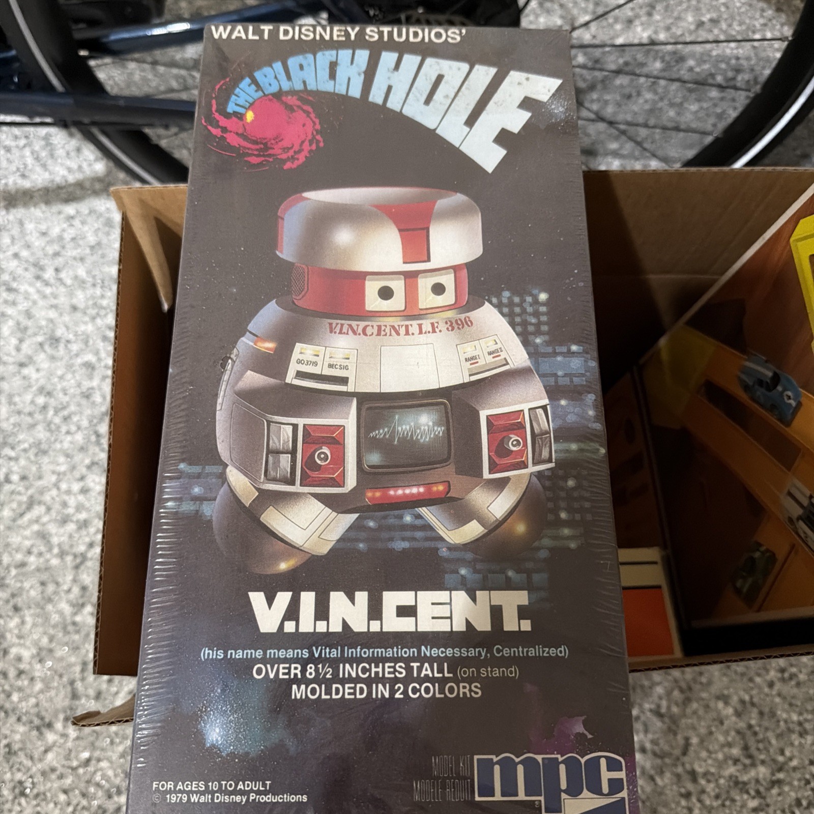 Very Rare Vintage MPC Disney The Black Hole Vincent - Complete Kit NEW In BOX