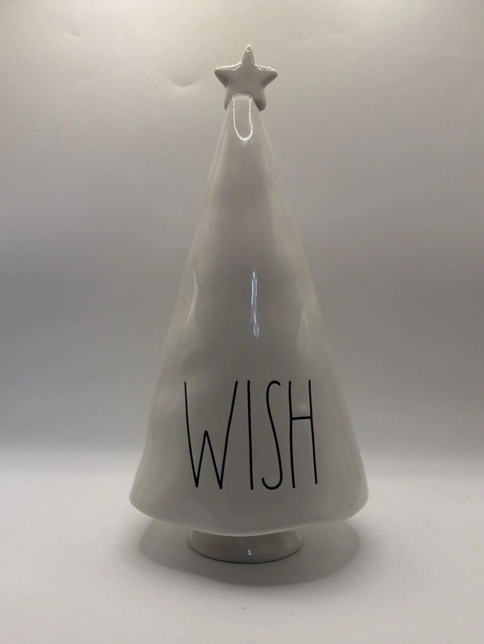 Rae Dunn WISH Christmas Tree Table Decoration Figure Star NEW
