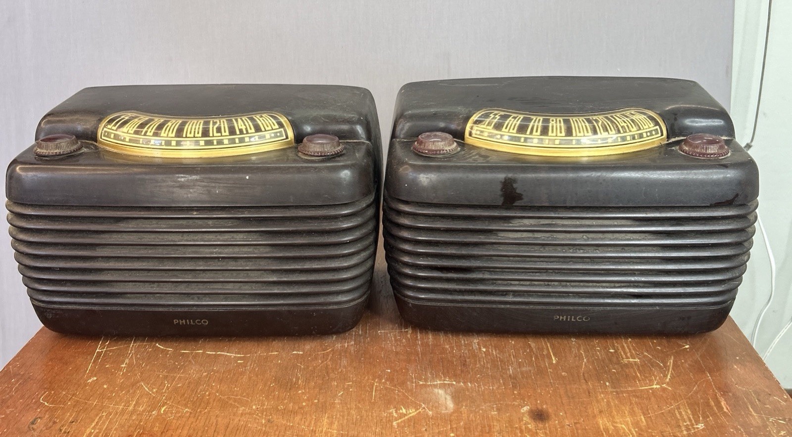Pair Of Philco Model 46-420 