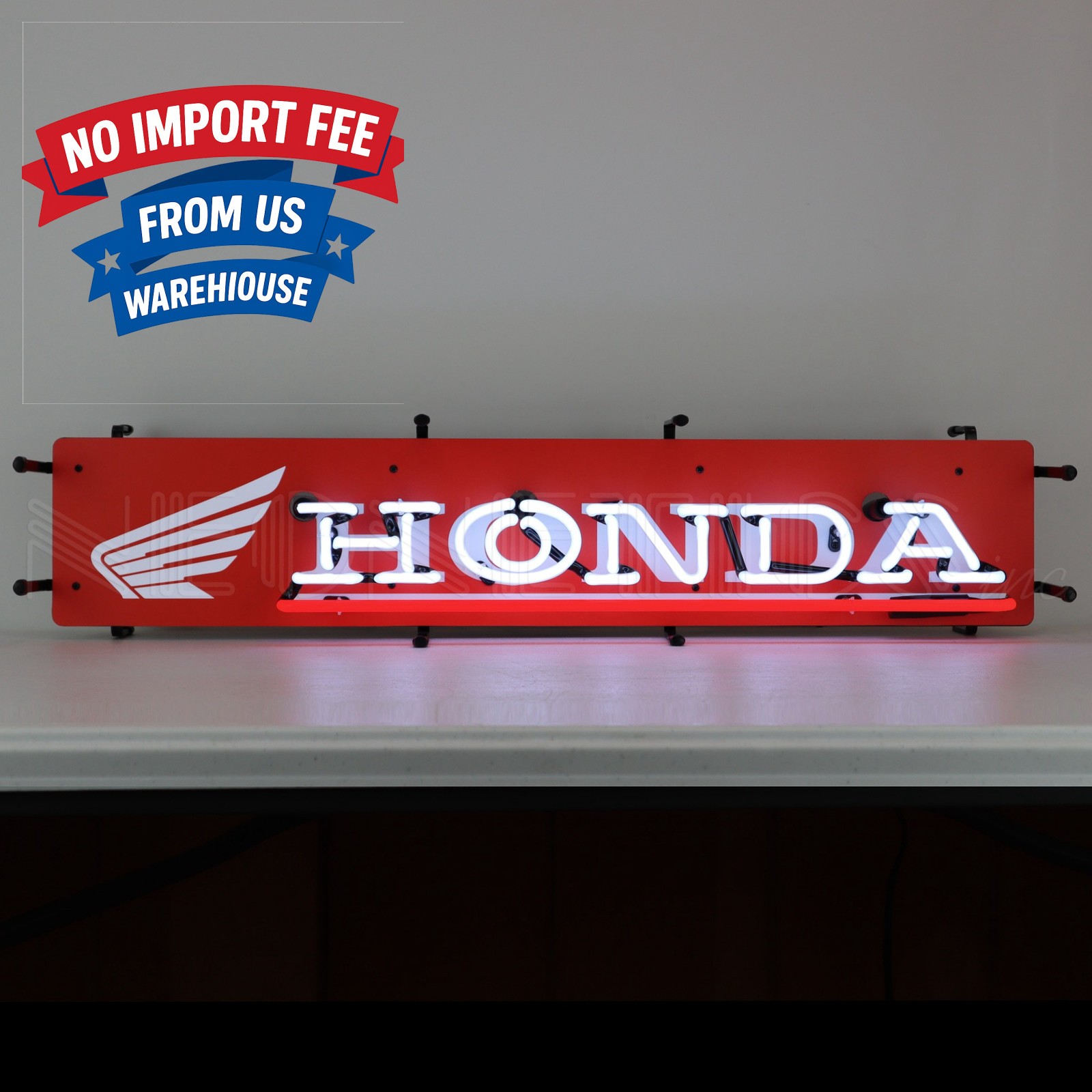 Honda Car Dealer 33 Inches Licensed Neon Sign With Backing Junior Neon Light