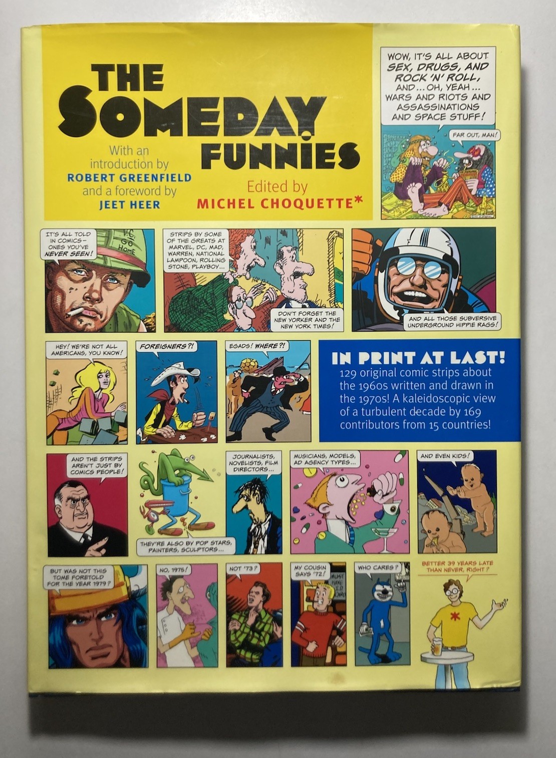 “The Someday Funnies” 2011 HC 1stEd 1stPrnt Michel Choquette 1960’s Comic Strips