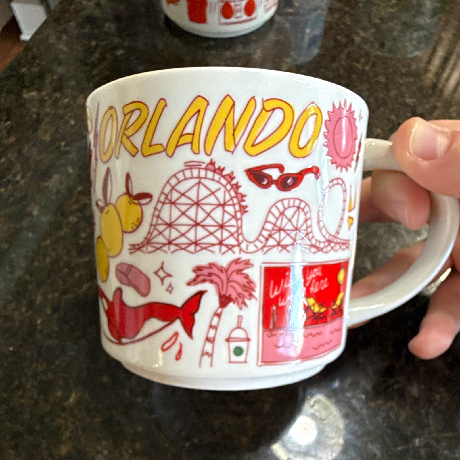 Starbucks Orlando Been There Series Across the Globe Mug 2023 White/Red