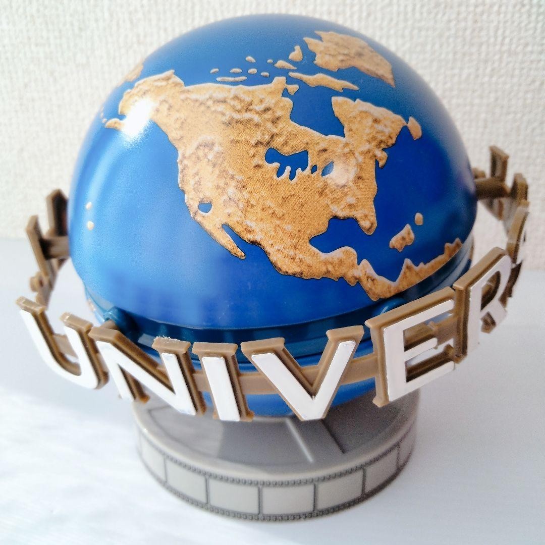 USJ Globe Empty Cookie Tin Souvenir Container Universal Studios Japan