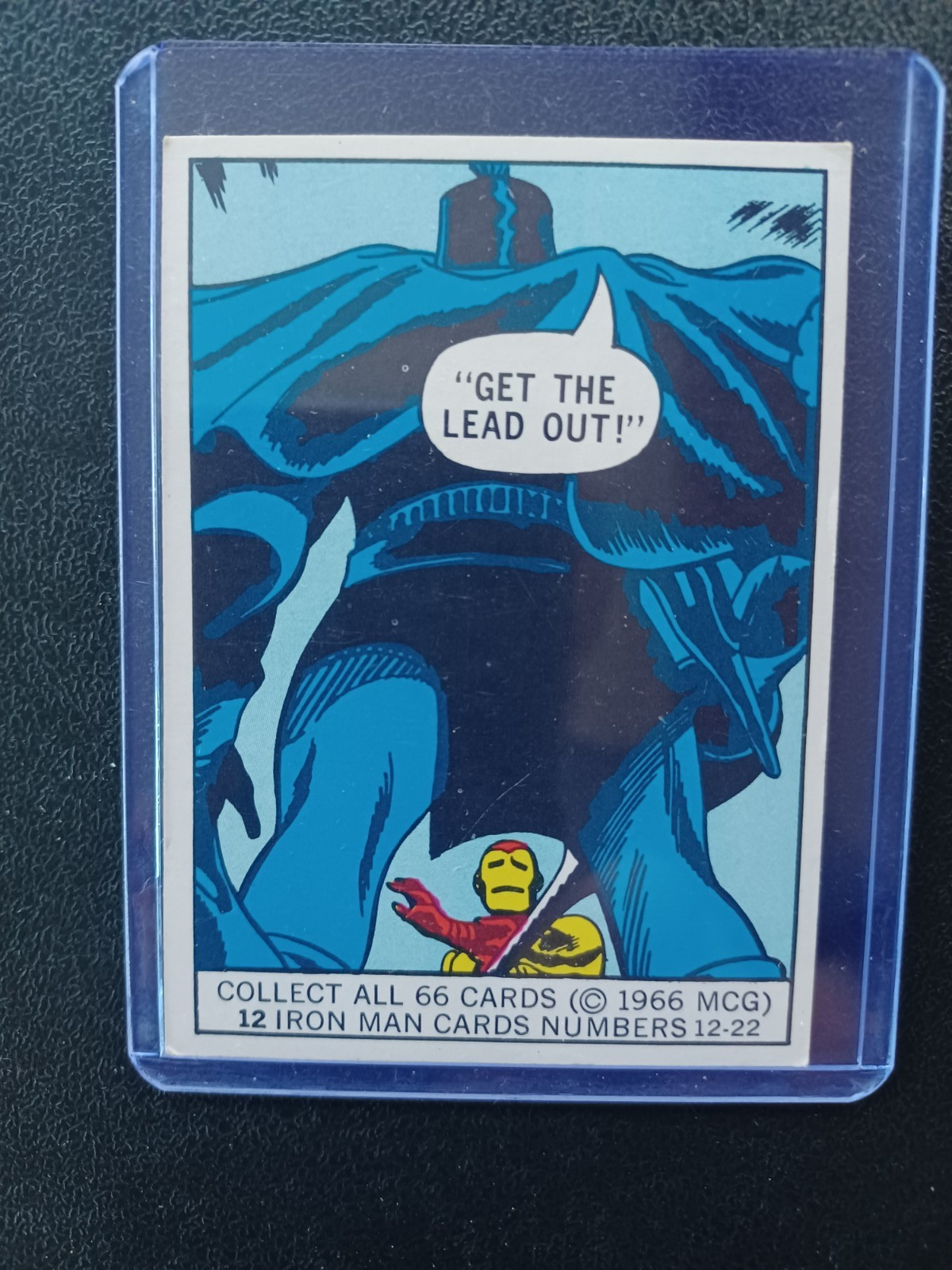 1966 donruss marvel set-Card # 12.Iron Man s rookie card