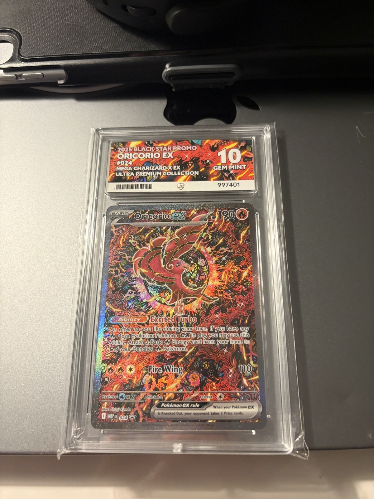 Oricorio EX 024 ACE 10 Black Star Promo Pokemon Card Game