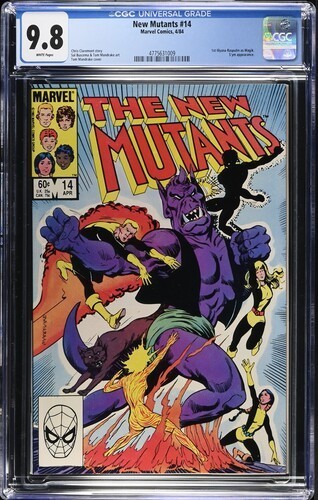 New Mutants 14 Marvel 1984 CGC 9.8 white pages 1st Illyana Rasputin Magik key