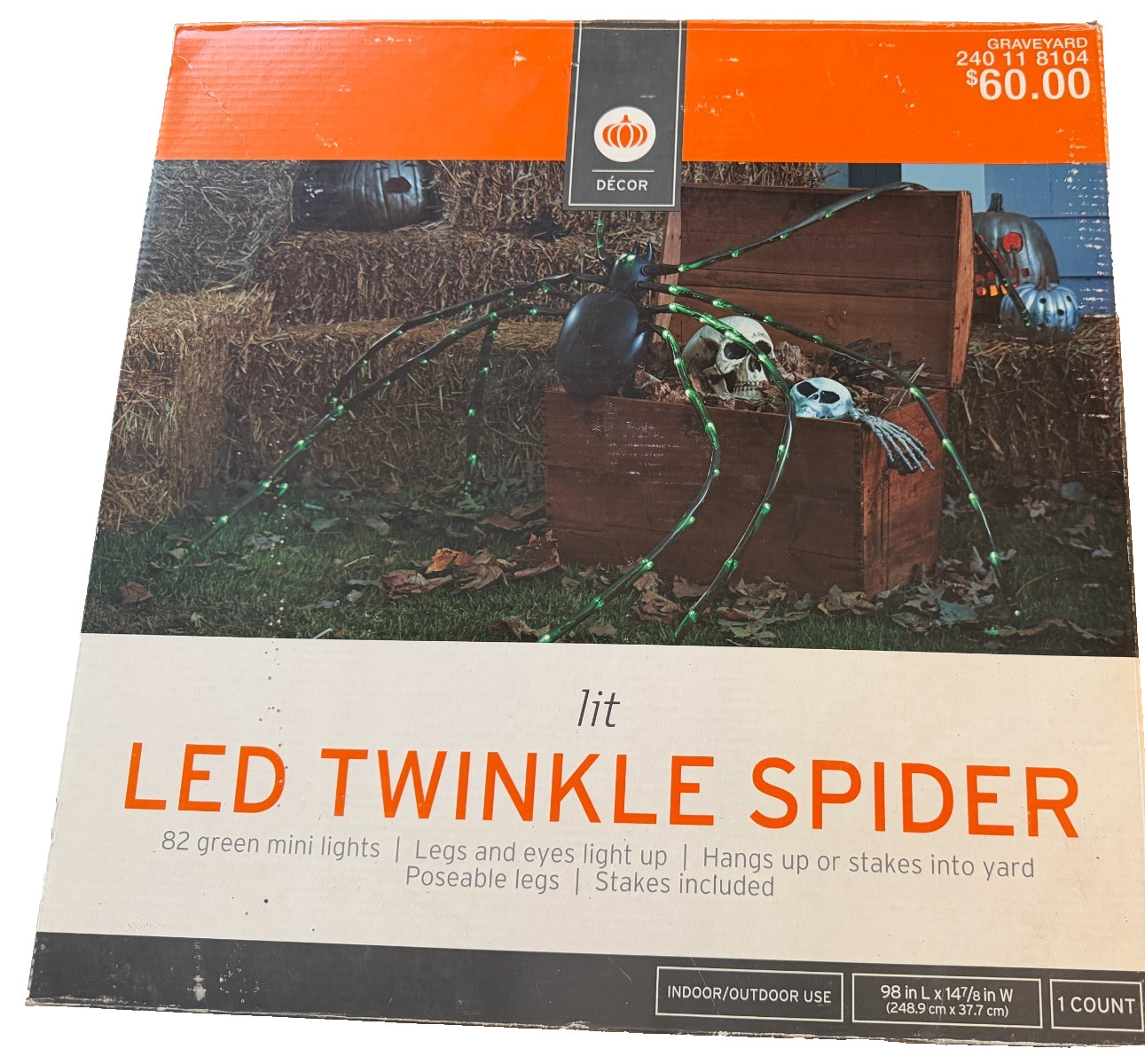 RARE 2012 Target LED Twinkle Spider 98\