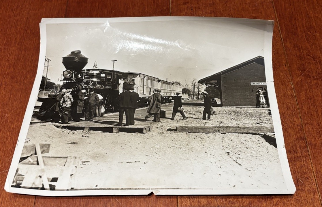 1929 Underwood Press Photo President Hoover Train Golden Jubilee Railroad