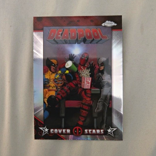 Topps 2024 Chrome Deadpool Cover Stars Insert Deadpool Wolverine #CS-1