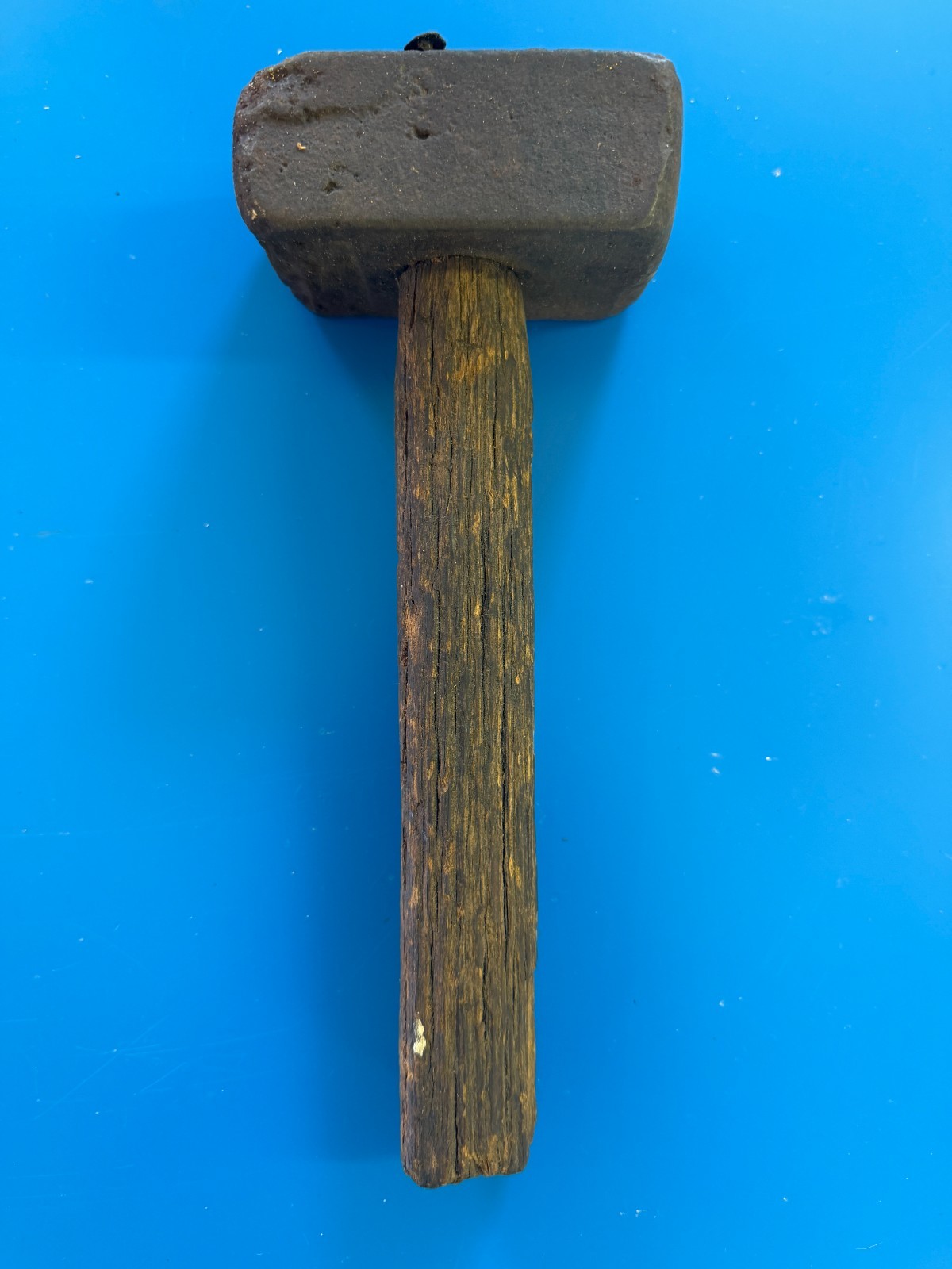 Antique Primitive Hammer with Wooden Handle