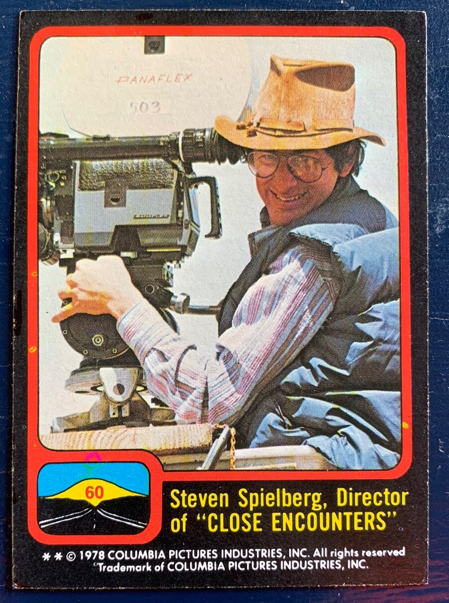 Close Encounters 3rd Kind #60 Topps 1978 Steven Spielberg NrMt Rookie Card Sharp