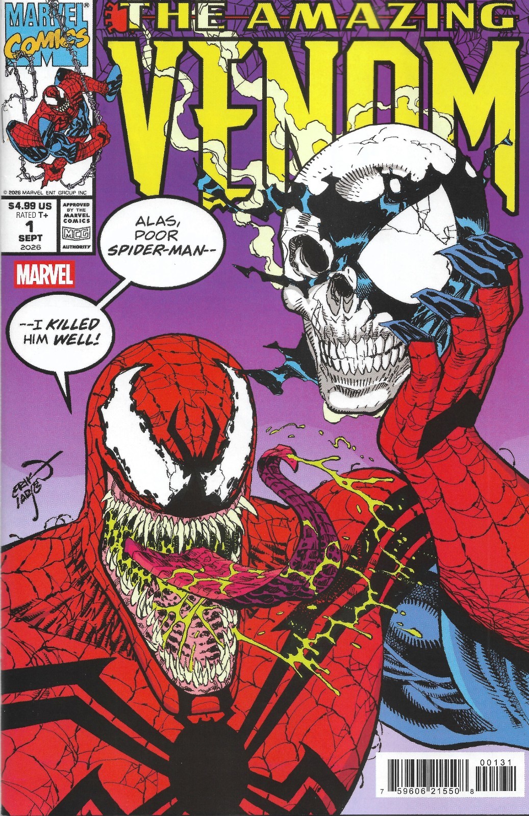 THE AMAZING VENOM #1 ERIK LARSEN HOMAGE VARIANT (MARVEL COMICS 2026)