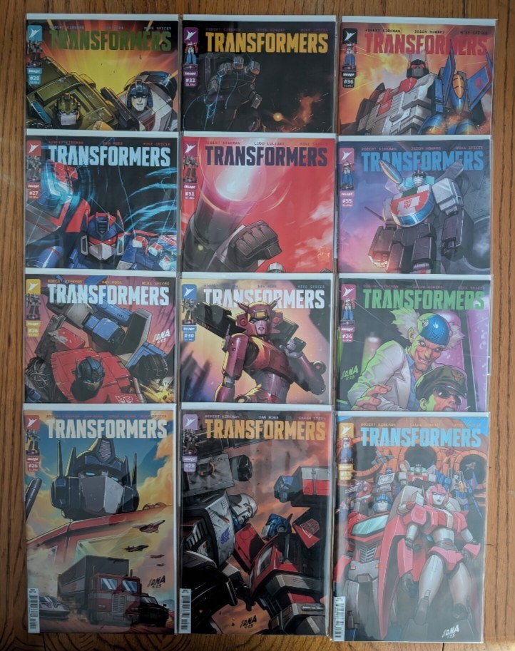 Transformers #25 26 27 28 29 30 31 32 33 34 35 36 Skybound Image Kirkman NM 1st