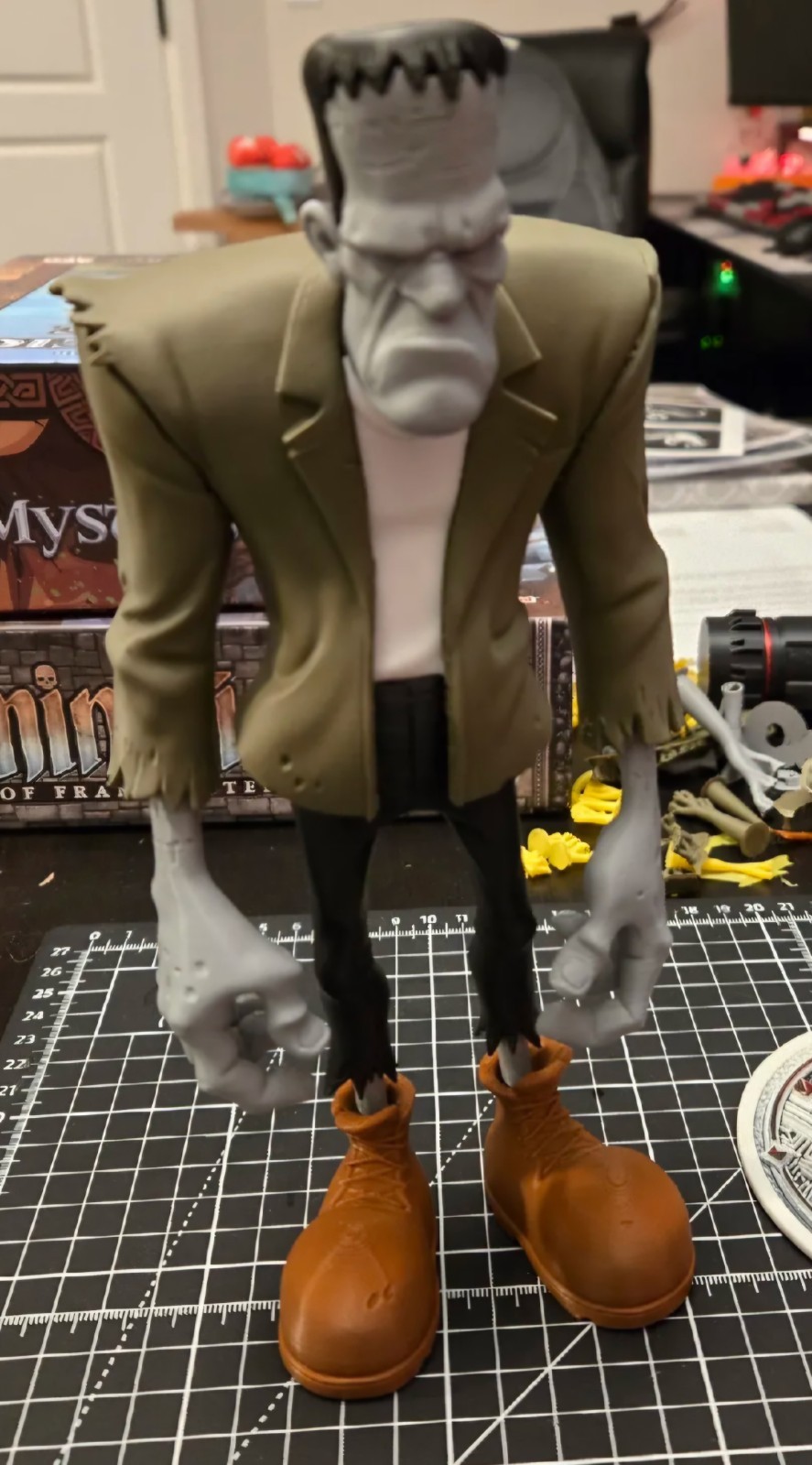 Frankenstein Figurine 3D Printed