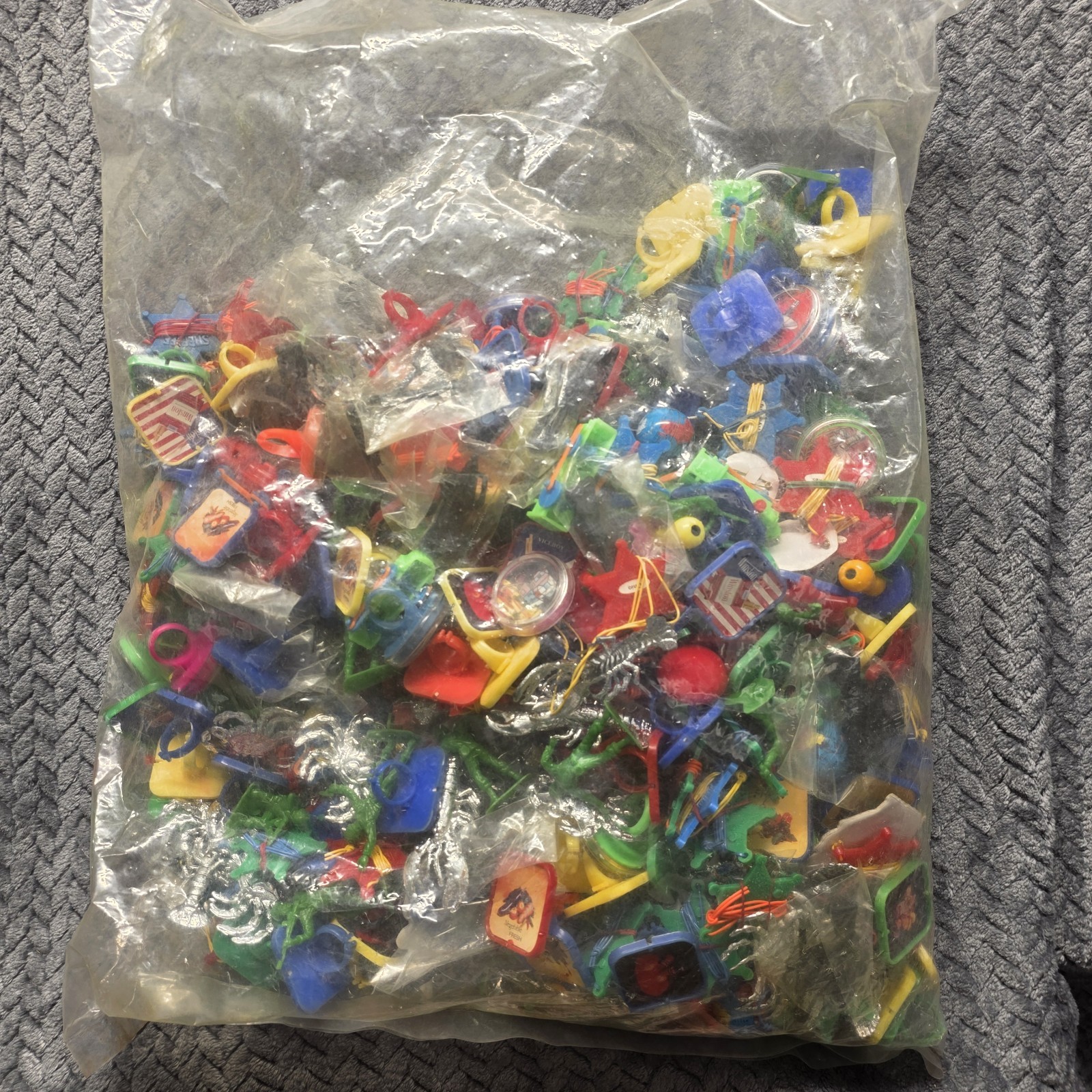 Vintage 1960s 70s Vending Machine Prize Charms 3.3 lb NOS Monster Ad Lot