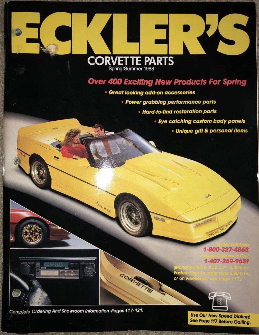 Eckler’s Corvette Parts Spring/Summer 1988 Catalog