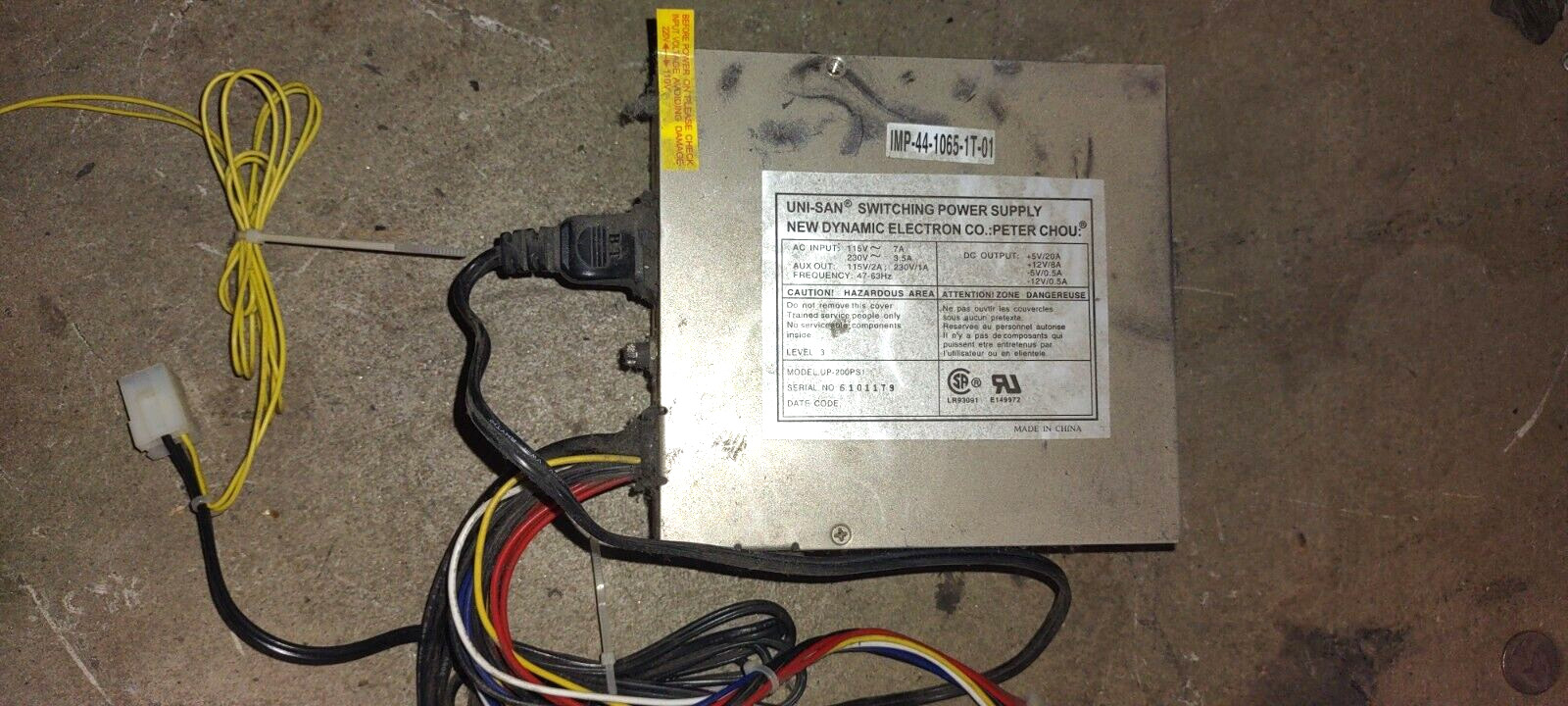 jumpin fantasy arcade redemption power supply #918
