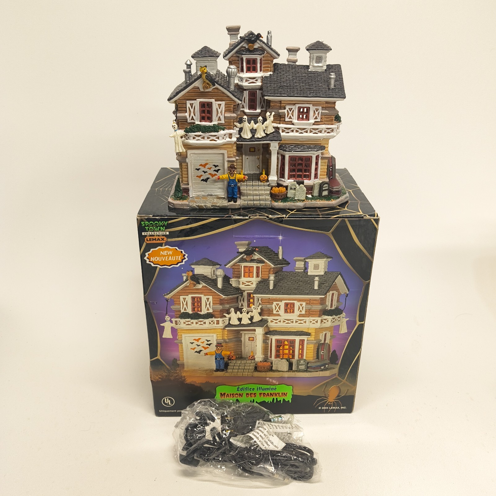 Vintage Lemax Spooky Town Franklin Residence 2004