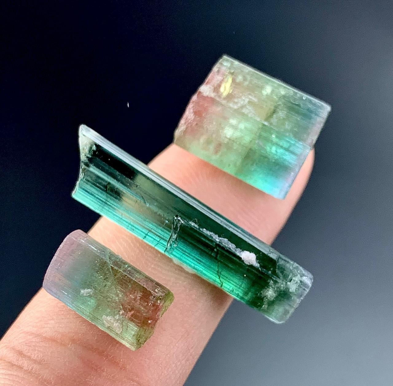 32 Carat Watermelon Tourmaline Crystal Specimen From Afghanistan