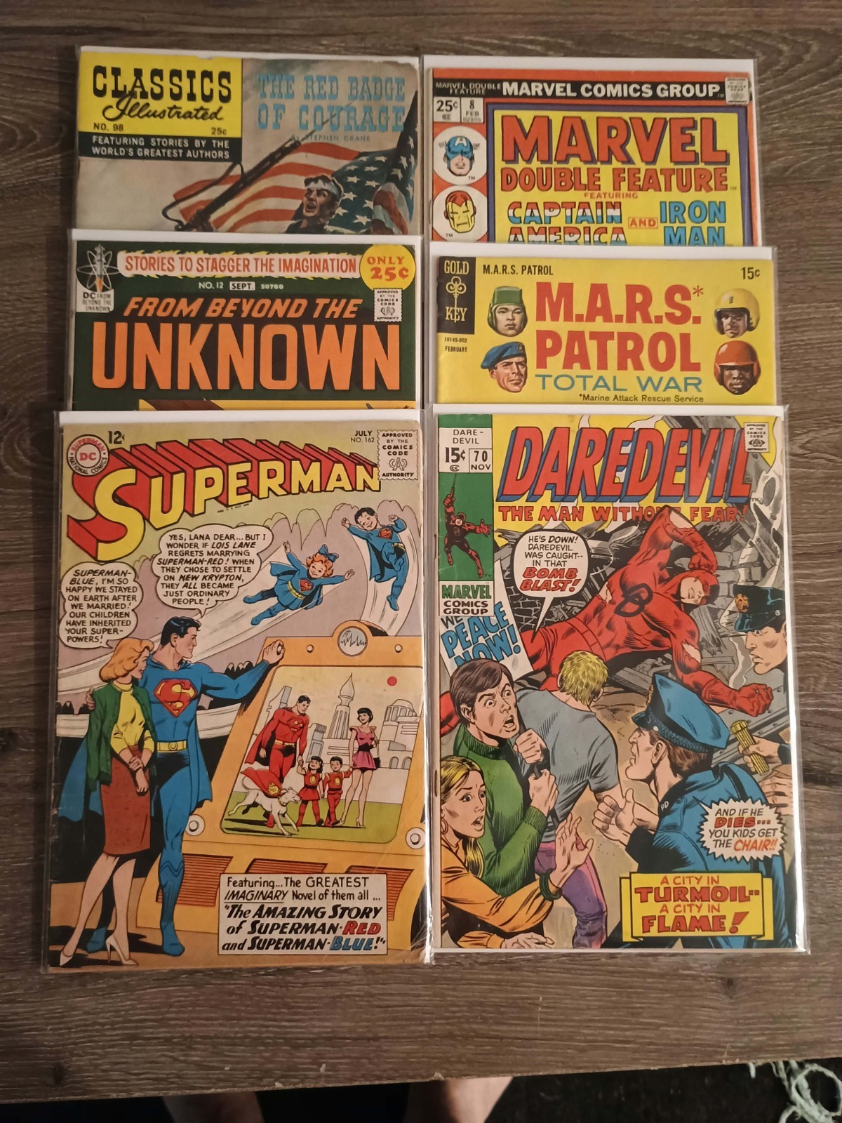 Vintage Silver & Bronze Age Comic Lot: DC, Gold Key, Marvel Classics Illustrated