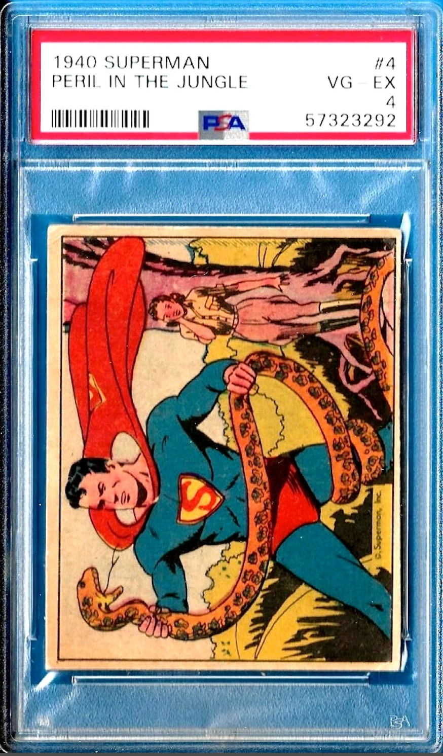 1940 Superman #4 Peril in the Jungle PSA 4 VG-EX