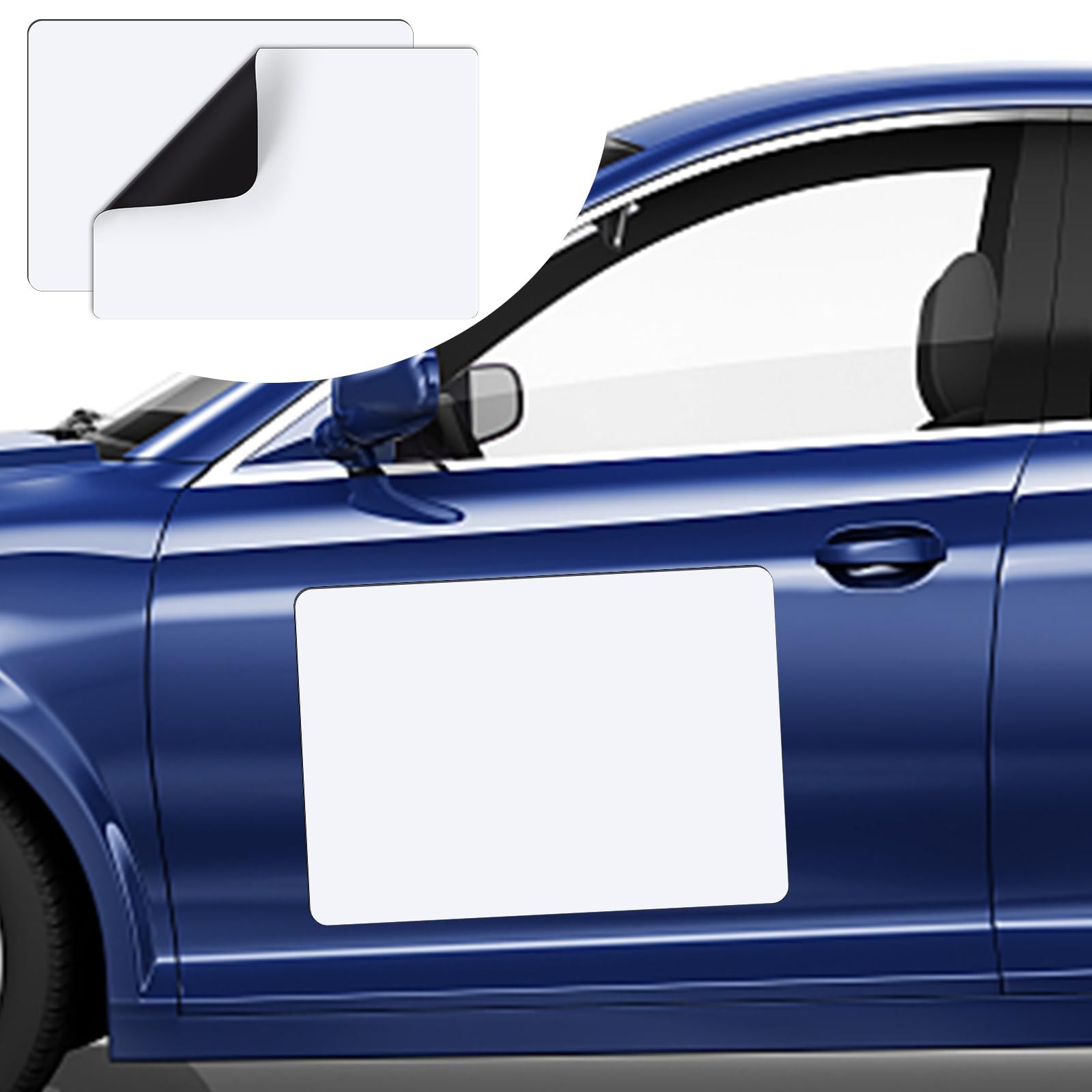 DIYMAG Blank Car Magnets,2Pcs 24x17 Inch Cars Door Magnet Signs