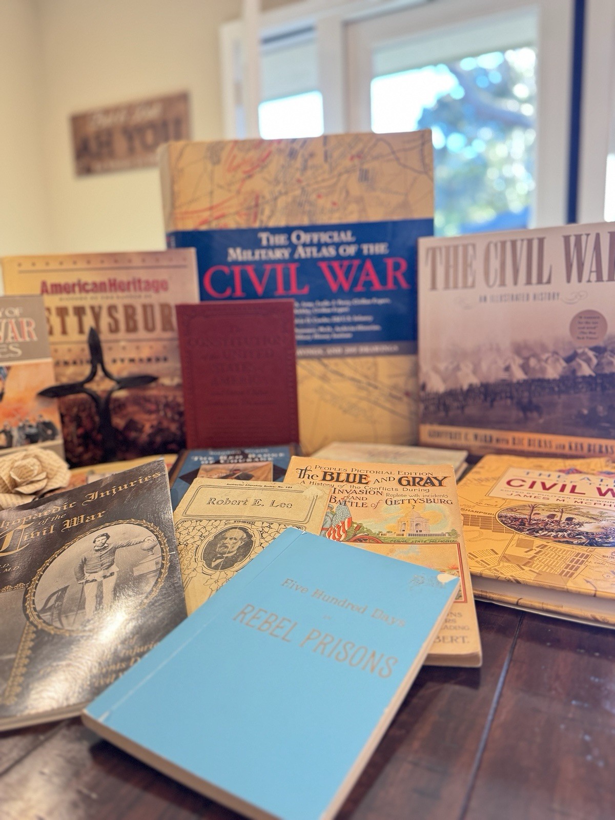 Civil War History Book Lot Military Atlases Gettysburg Homeschool Reference