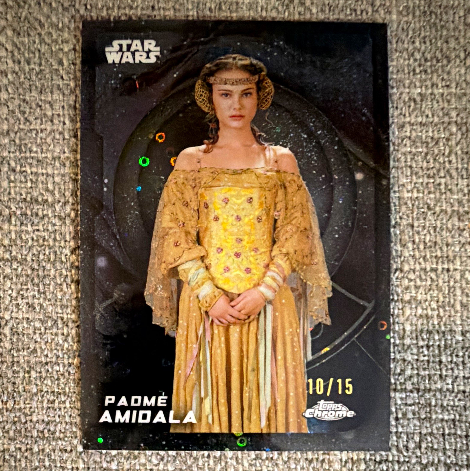 2026 Topps Chrome Star Wars Padmé Amidala #132 Serial Numbered 10/15