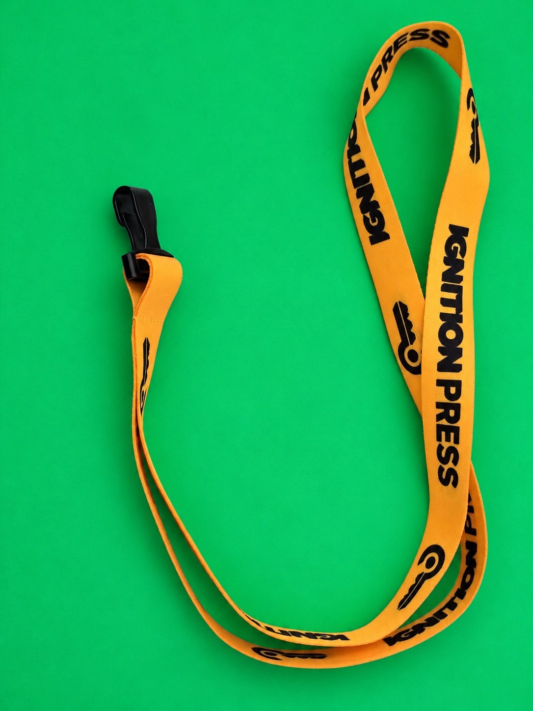 Ignition Press Comic Book Publisher Promo Lanyard Key Logo Orange 2026