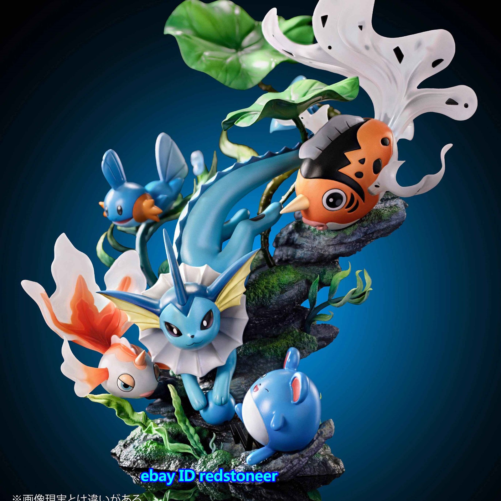 Moon Shadow Studio Vaporeon Statue H18cm Elf Series Figure Water type Collection