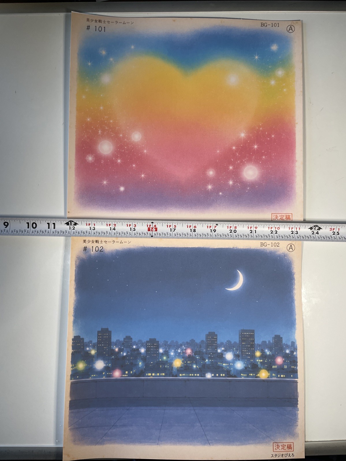 SAILOR MOON Animation Cel Background art Print vintage Anime Series Japan R