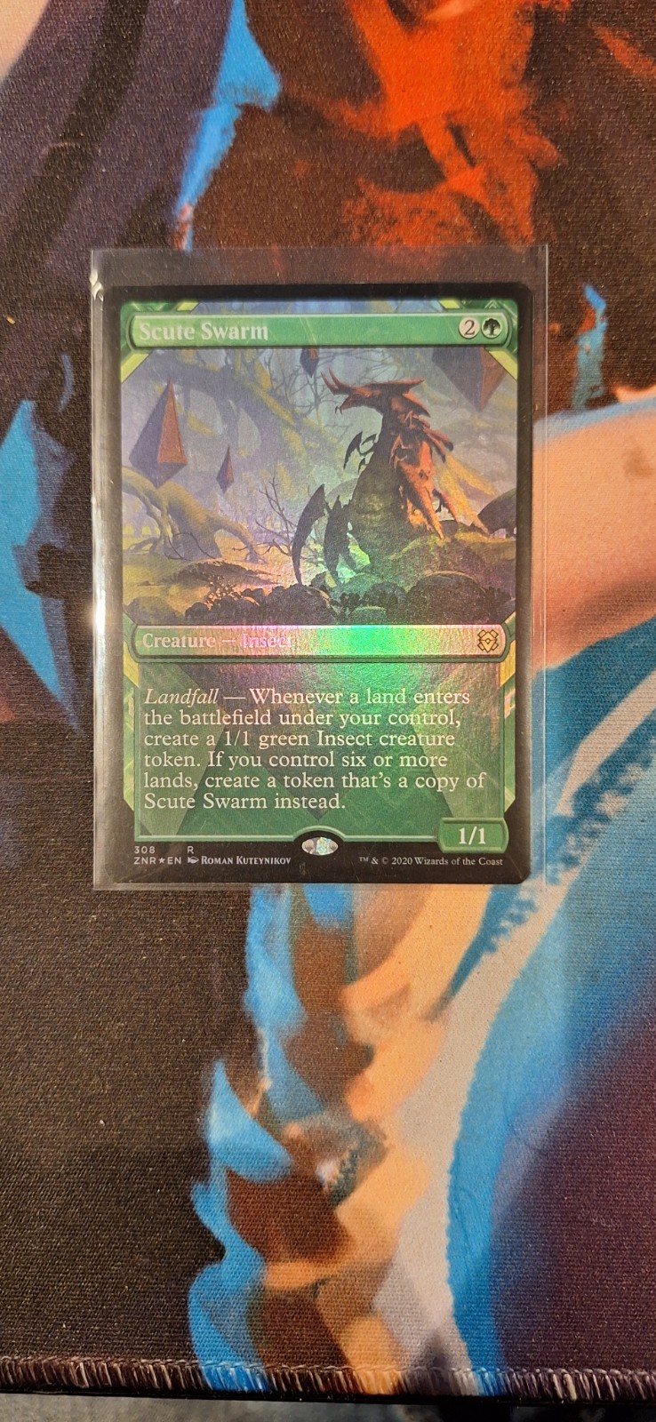 Scute Swarm (Showcase) Zendikar Rising Foil