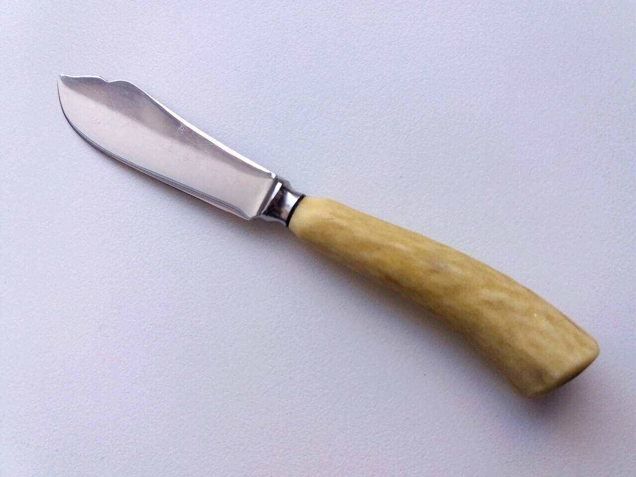 Soviet Vintage Knife, handle made of natural material. USSR Collectible Rare