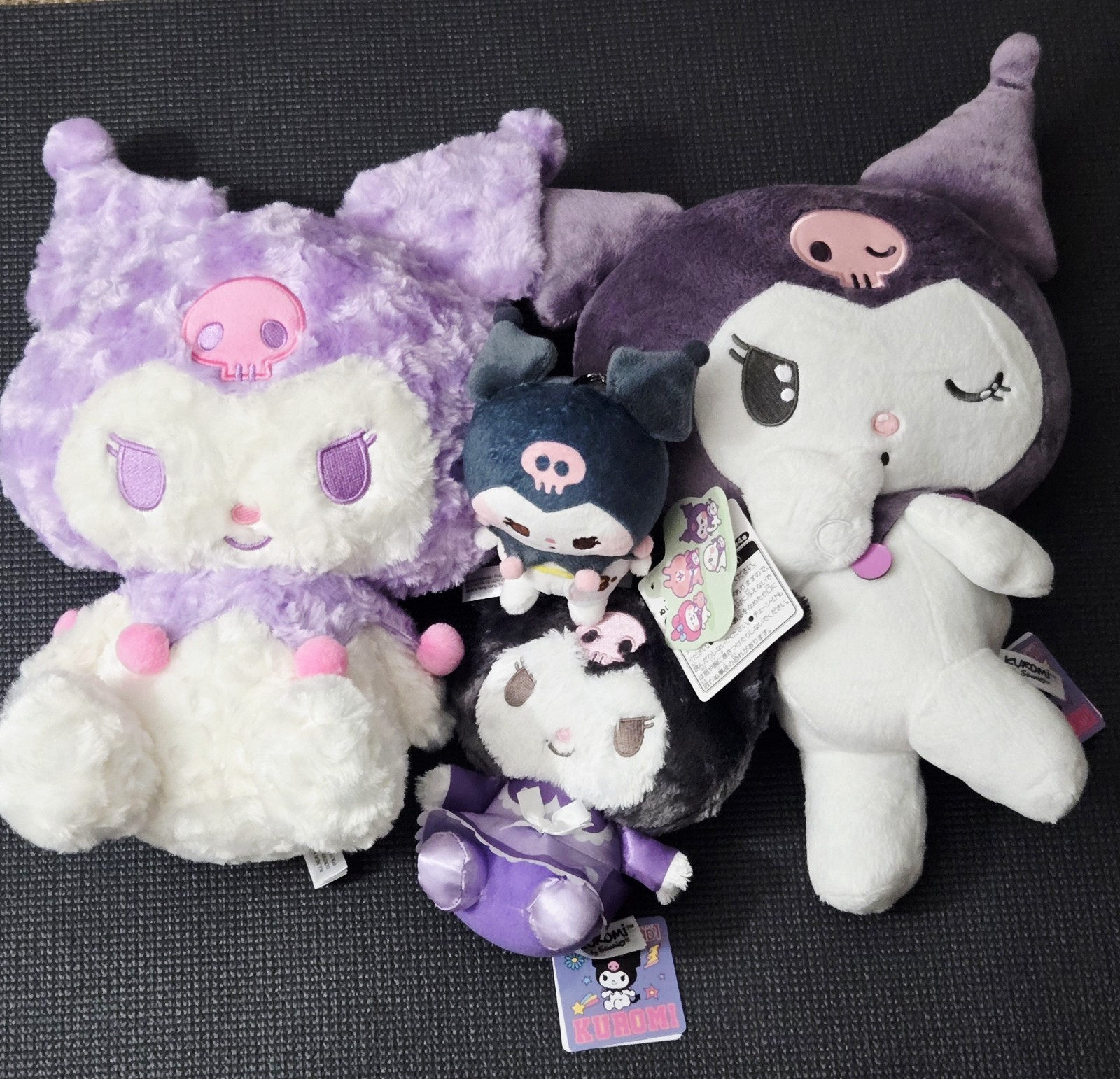 Sweet Sanrio Round1 LOT OF 4 - NEW SANRIO KUROMI Plushes 13