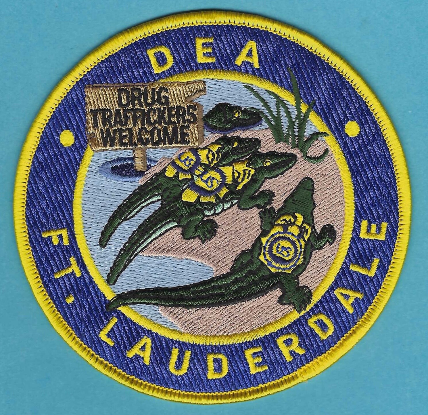 DEA FORT LAUDERDALE FLORIDA DRUG TASK FORCE PATCH