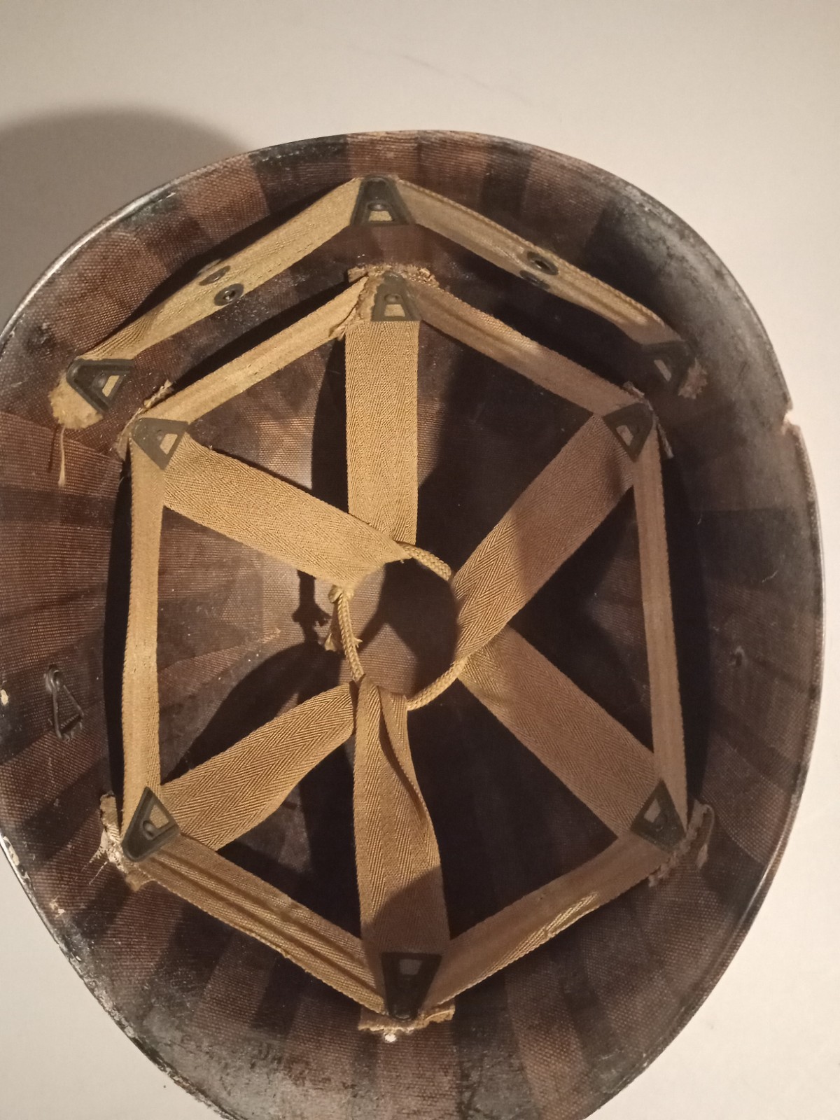 Original WWII US Army Firestone M1 Helmet Liner WW2