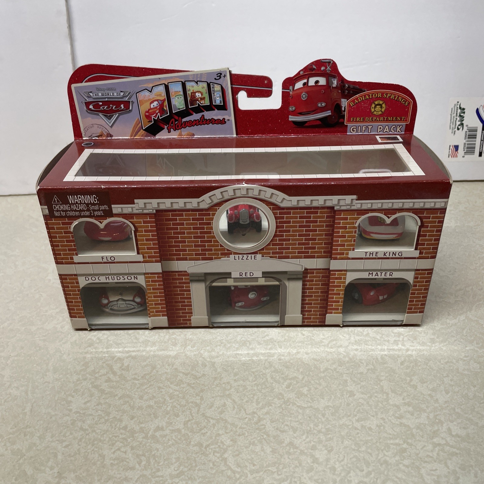 Disney Pixar Cars Mini Adventures Radiator Springs Fire Department Gift Pack New
