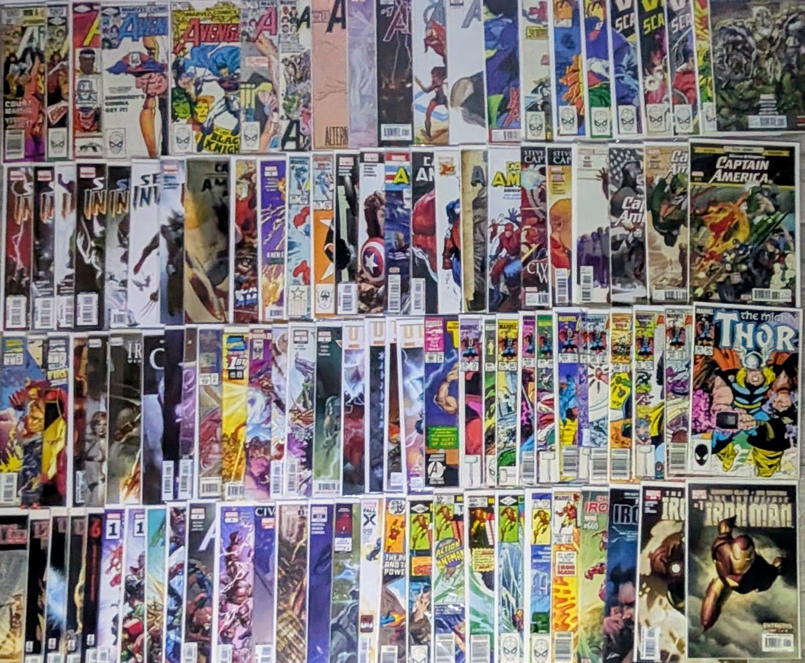 HUGE LOT OF 100 AVENGERS & RELATED BOOKS  MOST NM FULL LIST THOR IRON-MAN HULK
