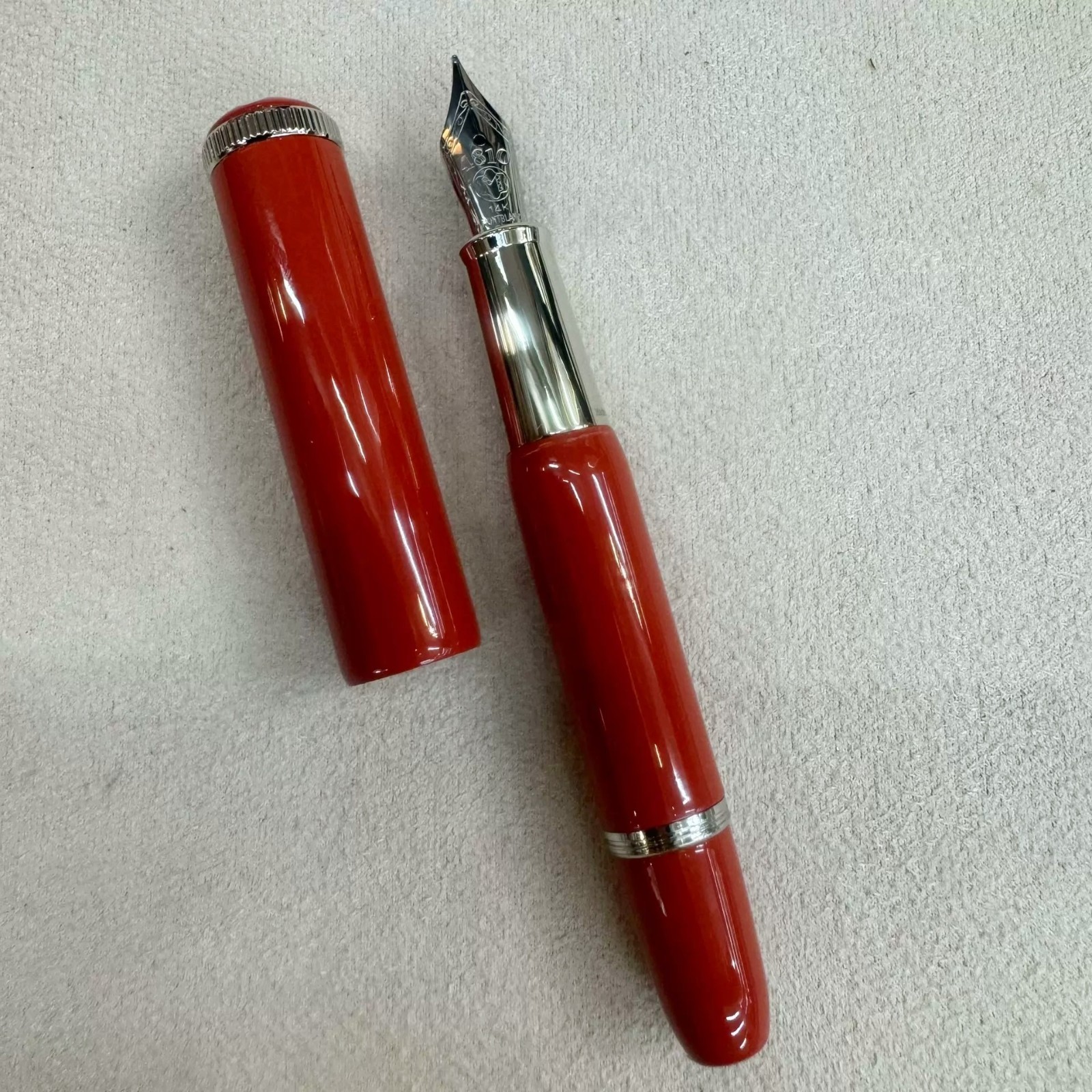 Montblanc Schreiberling Baby Mini Red Fountain Pen With Luxury Gift Box