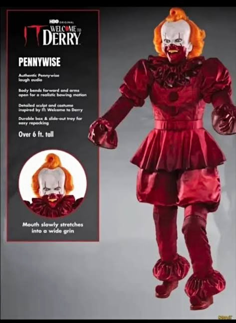 6 Ft 10 In Pennywise Animatronic – IT: Welcome to Derry