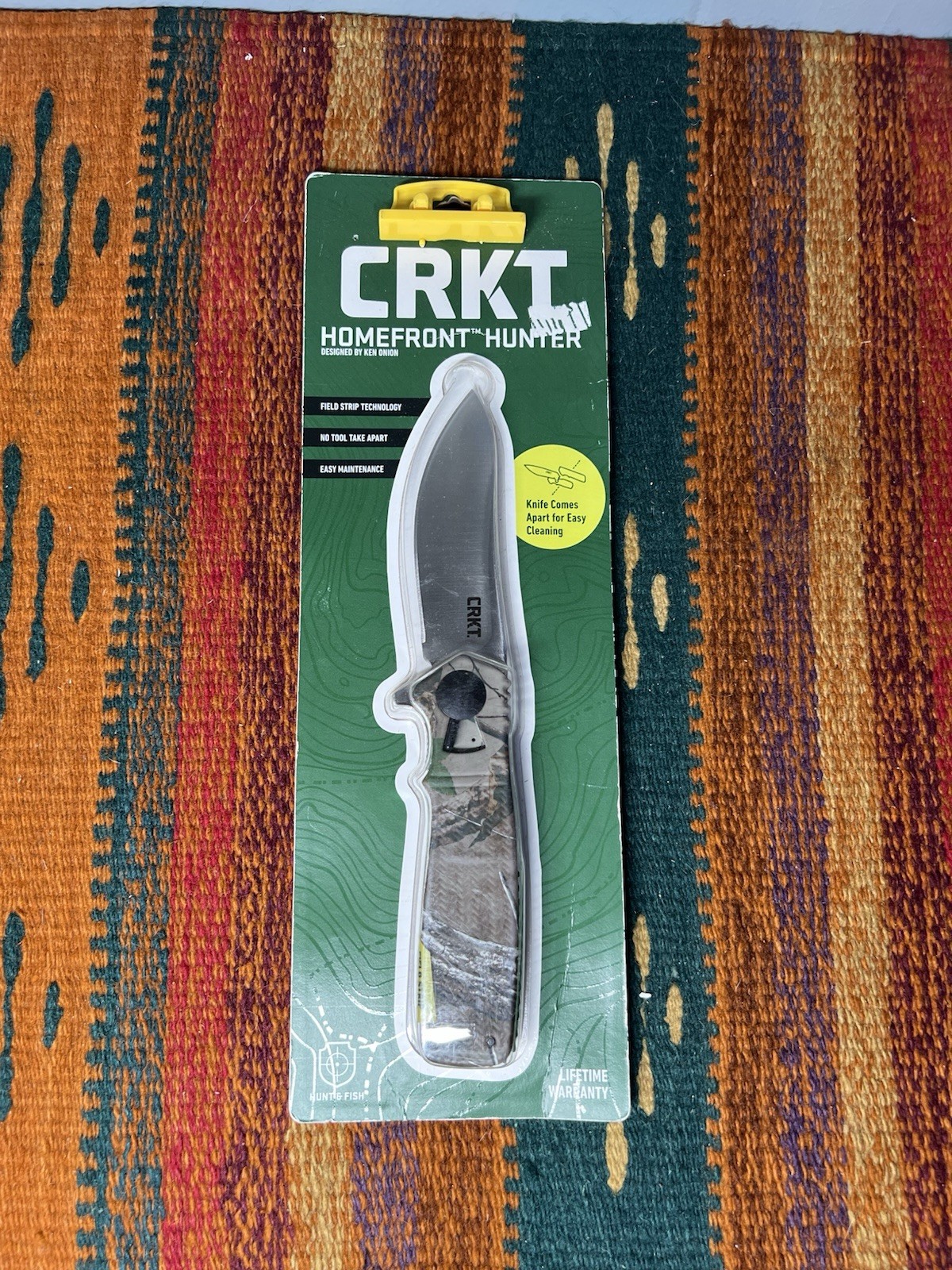 CRKT Homefront Hunter Pocket Knife Ken Onion Camo BRAND NEW